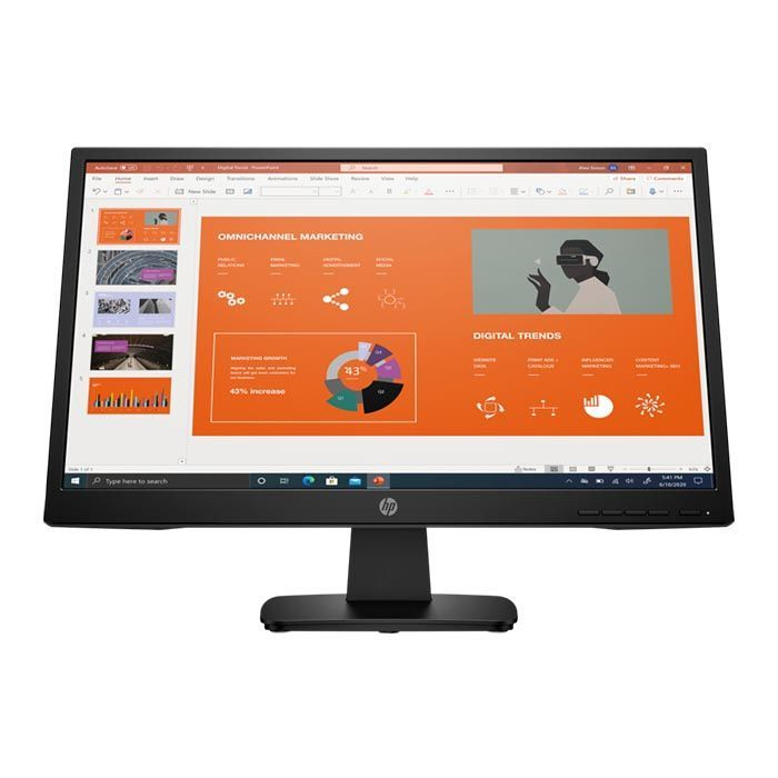  HP G4 P22va Computer Monitor 21.5 Inch FHD, 453D2AS - Black    