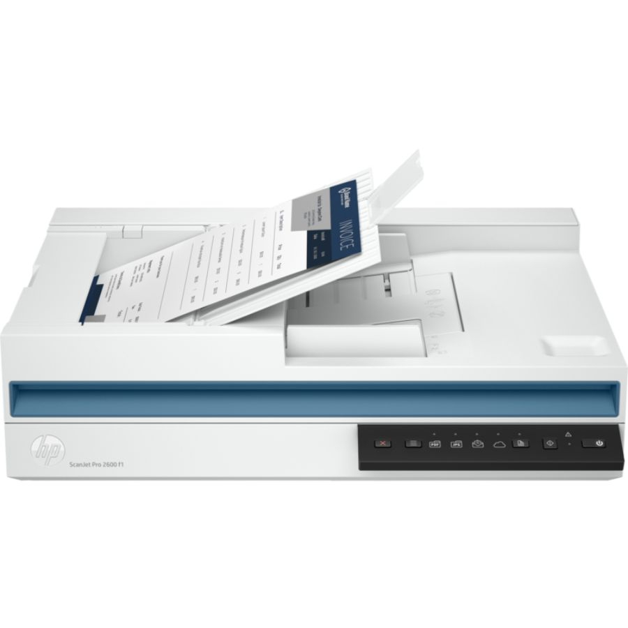   HP ScanJet Pro 2600 f1, Fast Duplex Scanning and Automatic Document Feeder (20G05A)    