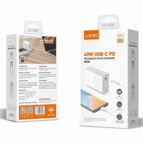   LDNIO A1405C QC4+ USB Fast Wall Charger 40W    