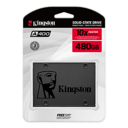   قرص صلب A400 من نوع SSD بسعة 480 غيغا بت ساتا 3 2.5 من كينقستون    