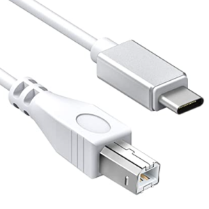   1M USB C to USB Cable, Type C to USB MIDI Interface Cable for Samsung, Huawei Laptop, MacBook for Recording with Midi Controller, Midi Keyboard, Audio Interface Recording and More    