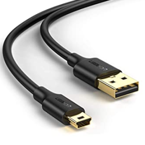   كابل شحن ونقل بيانات من USB 2.0 نوع A الى كابل ميني B  بطول 3 امتار    
