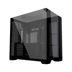   LIAN LI – O11 Vision Compact, ATX Mid-Tower Gaming Case, Black, Aluminum & Tempered Glass    