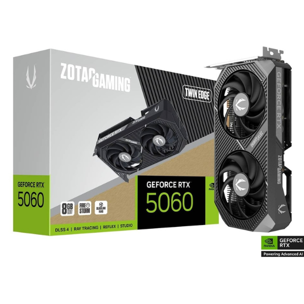   ZOTAC - Edge Twin Gaming Graphics Card RTX 5060 8GB DDR7    