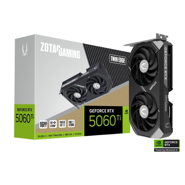   ZOTAC – RTX 5060 Ti 16GB Twin Edge Graphics Card    