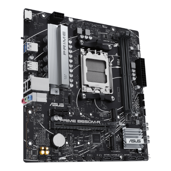   ASUS - PRIME B650M-R Micro-ATX Motherboard with DDR5 Support for AMD Ryzen    